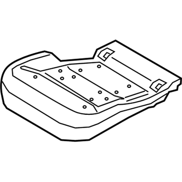 Ford MC5Z-7863804-NC COVER ASY - REAR SEAT CUSHION