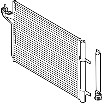 Ford CV6Z-19712-B Condenser Assembly