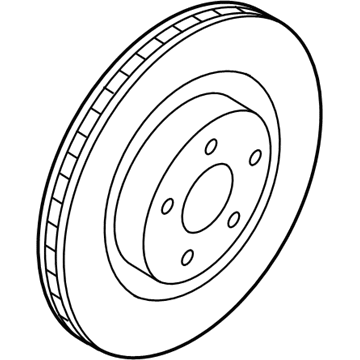 2020 Ford Police Interceptor Utility Brake Disc - L1MZ-1125-A