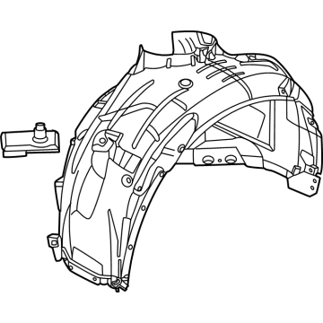 Ford PR3Z-16103-D GUARD - FRONT SPLASH