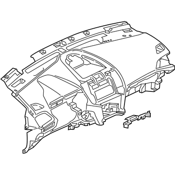 Ford FT4Z-5804320-AB Panel - Instrument