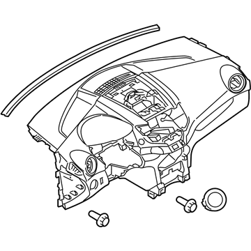 Ford D2BZ-5404320-EK Panel - Instrument