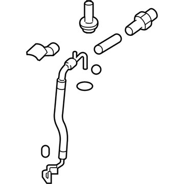 2014 Lincoln MKX A/C Hose - CT4Z-19972-D