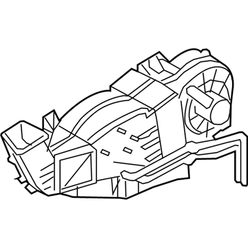 Ford FL1Z-18D283-C Evaporator Assembly