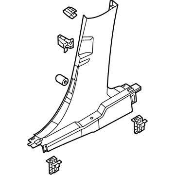 Ford LJ8Z-5824346-AC TRIM - "B"-PILLAR - LOWER