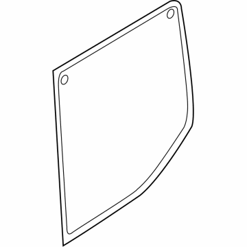 Ford KK4Z-6129700-A GLASS - QUARTER WINDOW