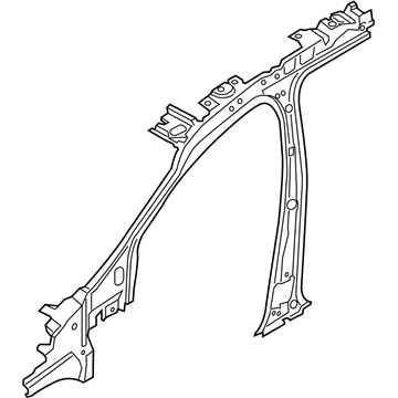 Ford CJ5Z-7822842-A Reinforcement Assembly - Door Hinge