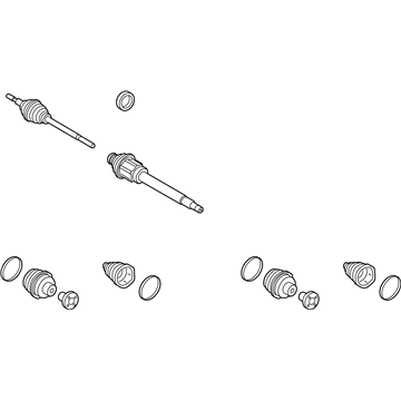 Ford KV6Z-3B436-AD SHAFT - FRONT AXLE