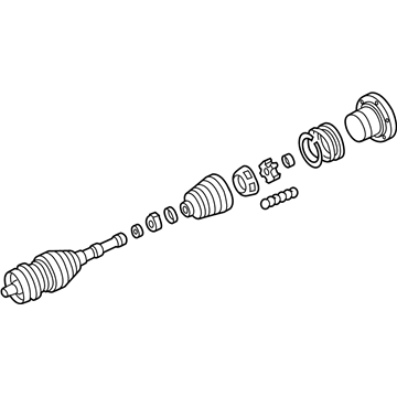 Ford 3L3Z-3B436-AA Front Axle Shaft