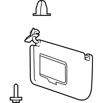 Ford LC3Z-2504104-FA VISOR ASY - SUN