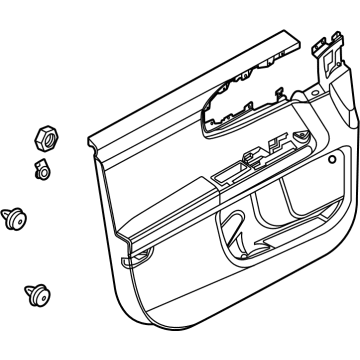 Ford M1PZ-7823943-DB PANEL - DOOR TRIM - LOWER