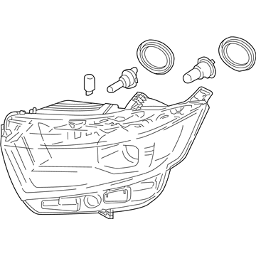 Ford Headlight - FT4Z-13008-F