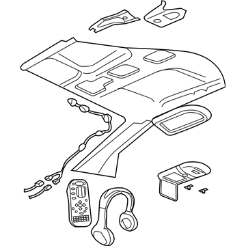 Ford 3L1Z19G323AA Console Overhead