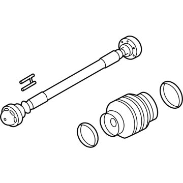 Ford ML3Z-4A376-C SHAFT ASY - DRIVE