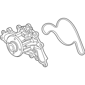 2022 Ford F-250 Super Duty Water Pump - LC3Z-8501-A