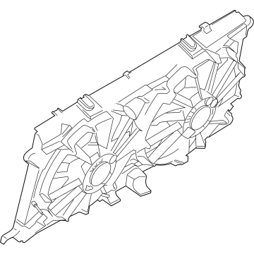 Ford ML3Z-8C607-C MOTOR AND FAN ASY - ENGINE COO