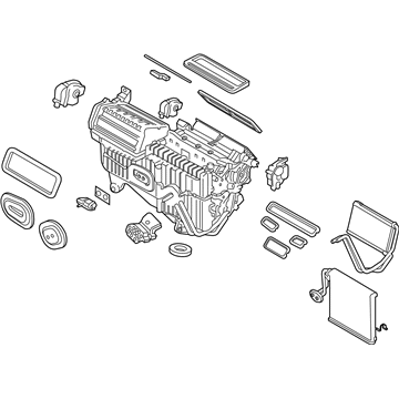 2021 Ford Edge Heater Core - K2GZ-19B555-AE