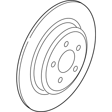 2019 Ford SSV Plug-In Hybrid Brake Disc - KS7Z-2C026-A