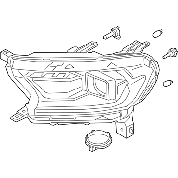 2022 Ford Ranger Headlight - KB3Z-13008-G