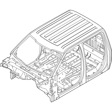 Ford ML3Z-16001B24-B CAB ASY - TRIMMED - PRIMED