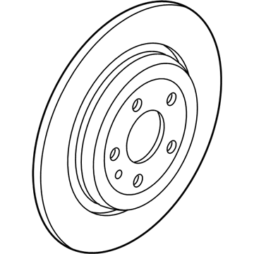 2019 Ford Police Interceptor Sedan Brake Disc - EU2Z-2V026-B