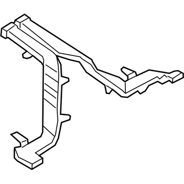 Ford MB5Z-18C420-A DUCT - HEATER