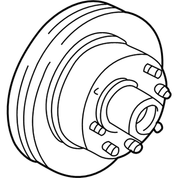 Ford E-350/E-350 Super Duty Brake Disc - YC2Z-1V102-AA