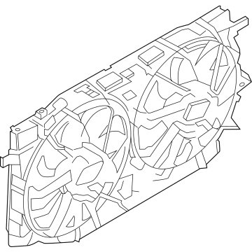 2021 Ford Bronco Engine Cooling Fan - MB3Z-8C607-F