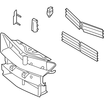 Ford EJ7Z-8475-A Shutter Assembly - Radiator Control