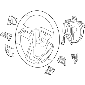 Ford KD9Z-3600-VC WHEEL ASY - STEERING