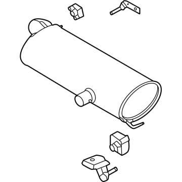 Ford Bronco Exhaust Pipe - MB3Z-5230-A