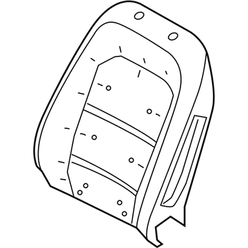 Ford LJ6Z-7864811-F PAD - SEAT BACK