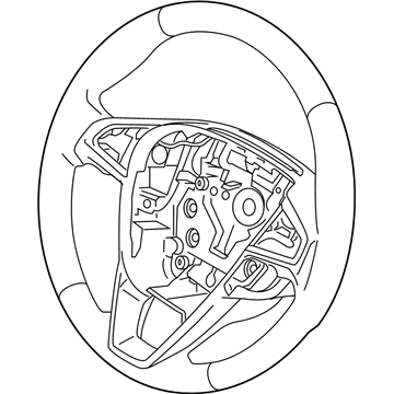 2018 Ford Edge Steering Wheel - DS7Z-3600-BD