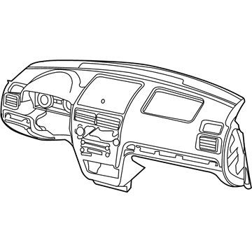 Ford 7H6Z-5404320-BB Panel - Instrument