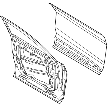 Ford LJ8Z-5820124-C DOOR ASY - FRONT