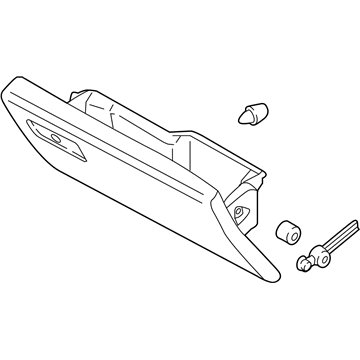 2020 Ford F-150 Glove Box - GL3Z-15060T10-BR