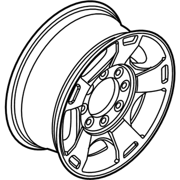 2015 Ford F-550 Super Duty Spare Wheel - CC3Z-1007-B