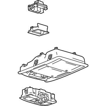 Ford BL3Z-18519A70-CB Console Assembly - Overhead