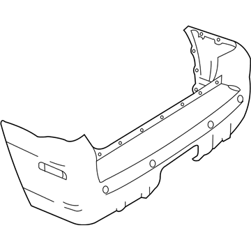 Mercury Mountaineer Bumper - 6L9Z-17K835-CAPTM