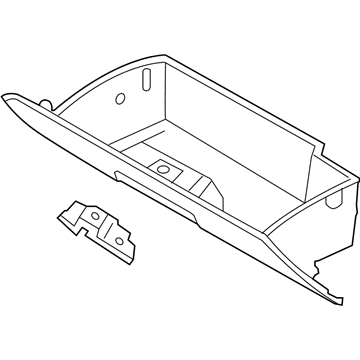 Mercury Montego Glove Box - 5F9Z-74060T10-AAB