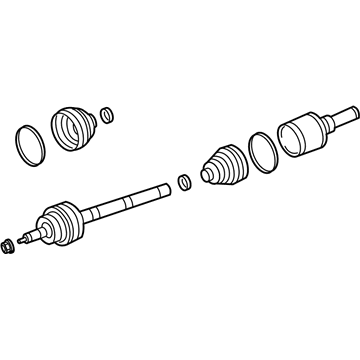 2016 Lincoln Navigator Axle Shaft - GL7Z-3A428-A