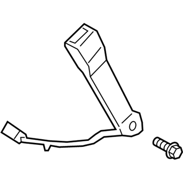 Ford JL7Z-7861202-BA Seat Belt Assembly