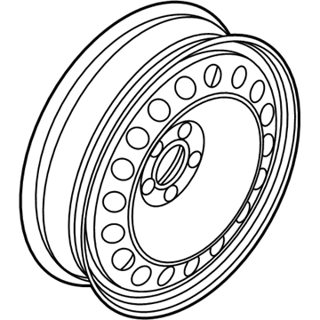 2020 Ford SSV Plug-In Hybrid Spare Wheel - EM2Z-1015-D