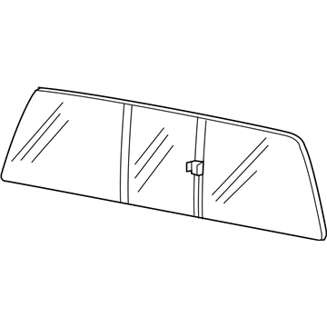 Ford 7C3Z-2542006-B Glass - Back Window