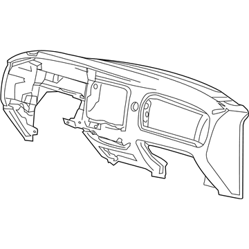 Ford 7L5Z-1004320-DA Panel - Instrument