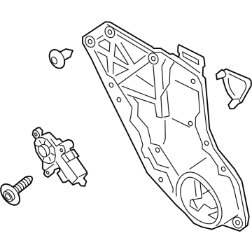 Ford LC5Z-7827001-B REGULATOR ASY - WINDOW