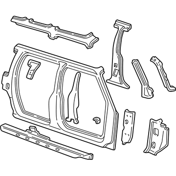 Ford XL2Z-78211A10-AB Frame Assembly