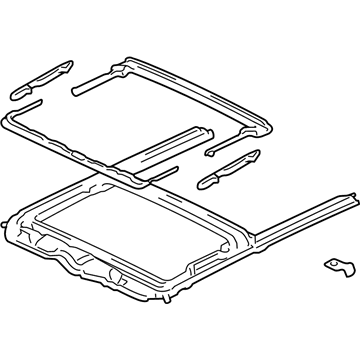 Ford 3W4Z-5451070-AA Rail Assembly - Roof