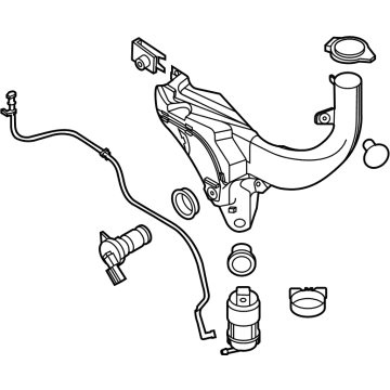 2021 Ford F-150 Washer Reservoir - ML3Z-17618-C