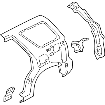 Ford YL8Z-7827864-DA Panel Assy - Rear Quarter - Inner